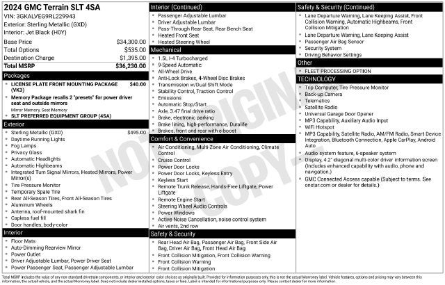 2024 GMC Terrain SLT