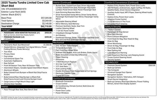 2025 Toyota Tundra Limited