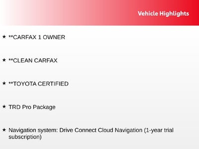2026 Toyota Tundra Hybrid TRD Pro