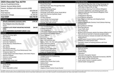 2025 Chevrolet Trax ACTIV