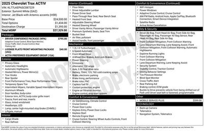 2025 Chevrolet Trax ACTIV