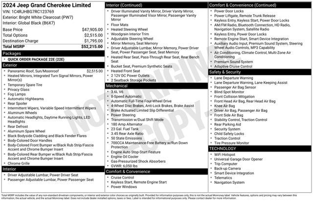 2024 Jeep Grand Cherokee Limited