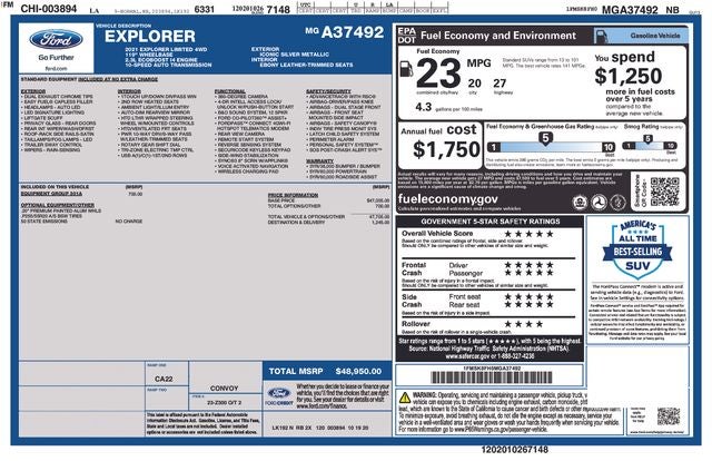2021 Ford Explorer Limited