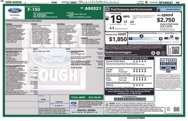 2022 Ford F-150 King Ranch