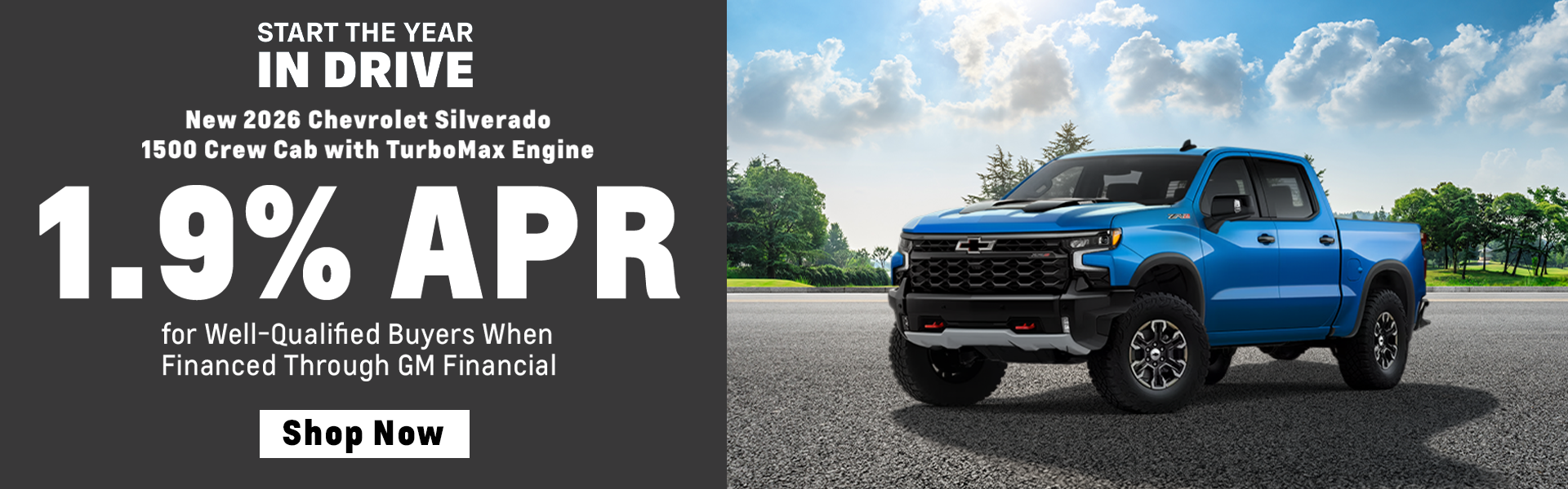 New 2026 Chevrolet Silverado 1500 Crew Cab with TurboMax Eng