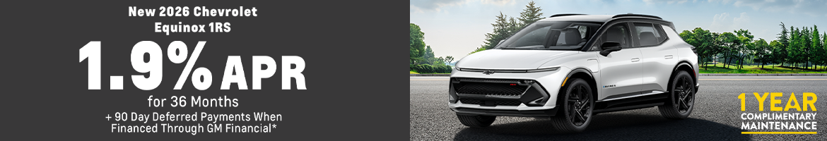 New 2026 Chevrolet Equinox RS