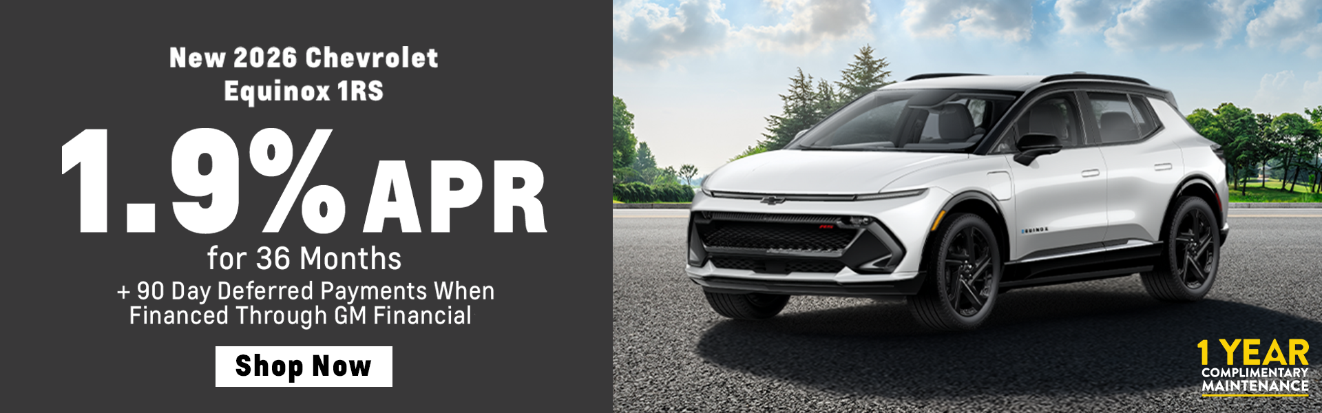 New 2026 Chevrolet Equinox RS