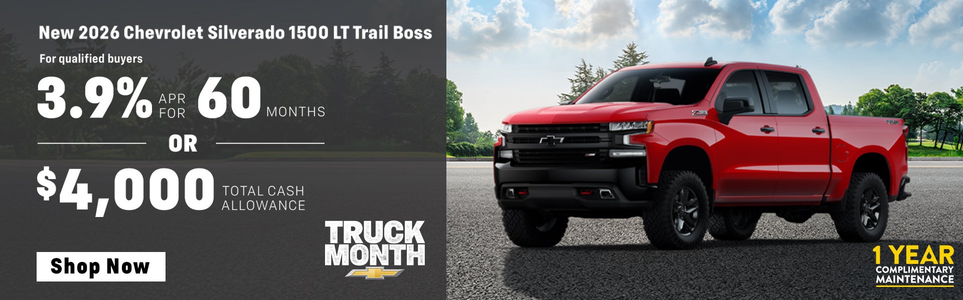 New 2026 Chevrolet Silverado 1500 LT Trail Boss