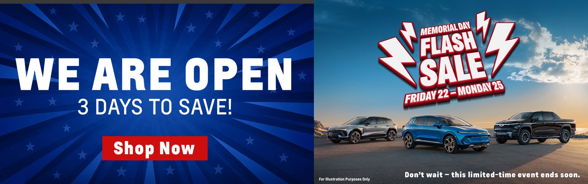 MEMORIAL DAY FLASH SALE