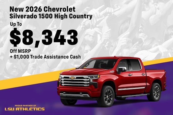New 2026 Chevrolet Silverado 1500 High Country