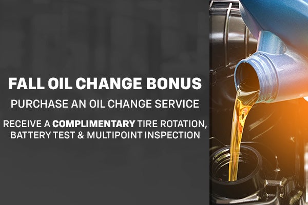 Fall Oil Change Bonus